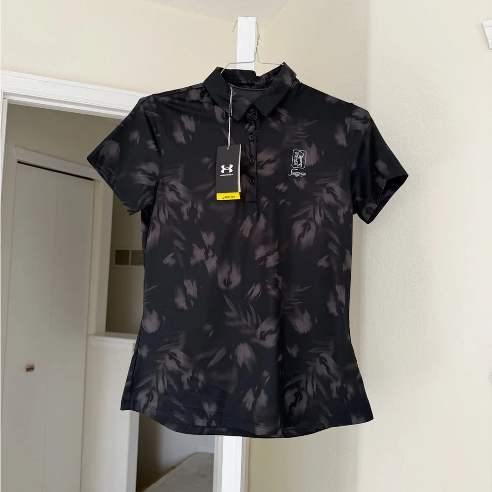 Under Armor Golf Polo Shirt. Size Medium Women NWT - Picture 4 of 10